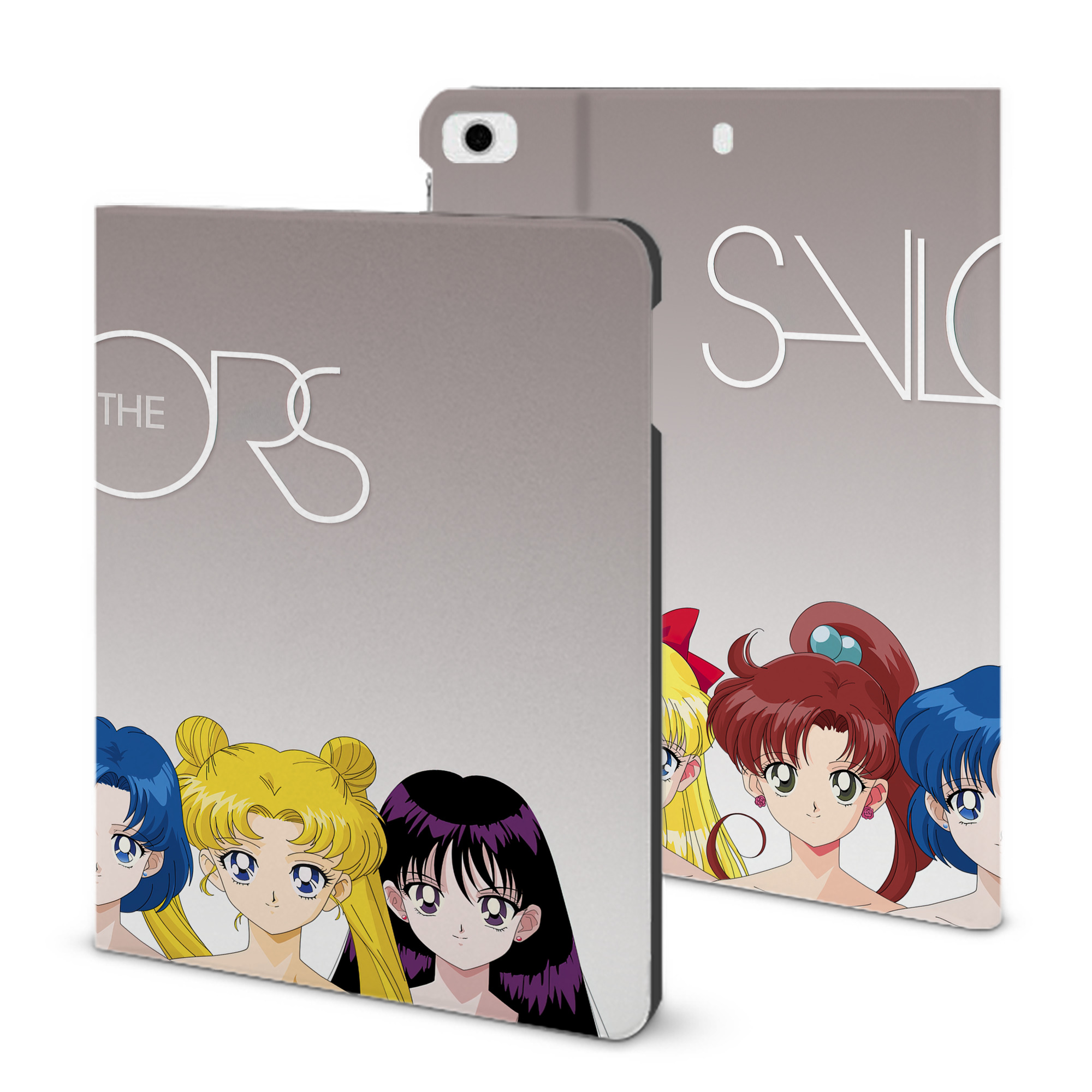 （画像用） 美少女戦士セーラームーン Sailor Moon IPad ケース ブック型 PUレザー TPU 耐衝撃 軽量 薄型 ペン収納なし 全面保護 IPad 各モデル対応